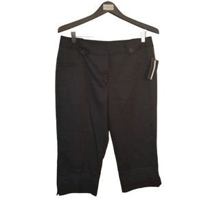 Requirements Capri Black Women's Pants Size 10 34X19 IN